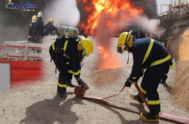 حريق هائل يلتهم عددا من المحال التجارية في سوق الشورجة وسط بغداد