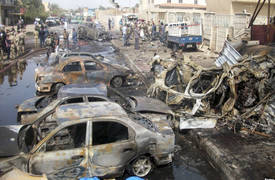 استشهاد مدني واصابة خمسة اخرين بتفجير استهدف متنزه جنوب شرقي بغداد
