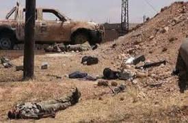 الاعلام الحربي تعلن تدمير ثلاث عجلات تابعة لداعش ومنصة صواريخ في صلاح الدين
