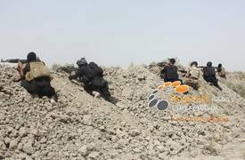 القوات الامنية تصد هجوما  لداعش شمالي الانبار