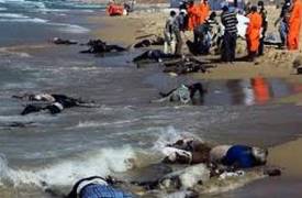 العثور على جثث 40 مهاجرا على شواطئ ليبيا
