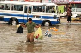 شاهد بالفيديو..تصوير بانورامي يوضح غرق بغداد بسبب الأمطار