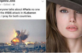 أنجلينا جولي : الكلّ ينعى فرنسا ولا أحد يتذكر لبنان