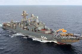 سفينة روسية مضادة للغواصات تبحر إلى بحر العرب