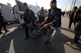 استشهاد امرأة وجرح ثلاثة اطفال بقذيفة هاون في الرضوانية غربي بغداد