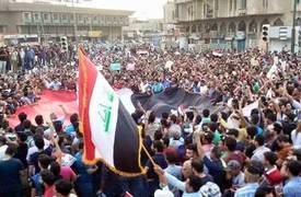 مئات الالاف يتظاهرون وسط بغداد تنديداً بـ"التوغل التركي" ويطالبون بطرد السفير التركي