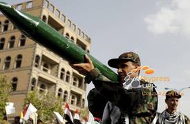إطلاق صاروخ باليستي يمني على قاعدة سعودية