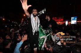 شاهد بالفيديو... حرق القنصلية السعودية في إيران انتقاما لإعدام  الشيخ نمر النمر