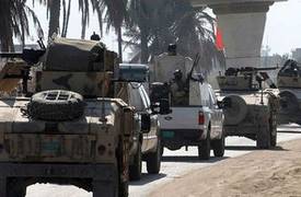 بموافقة حكومية.. توجه ثلاث شاحنات محملة بالأسلحة من البصرة لمعسكر "النجيفي" بالموصل
