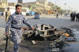 اصابة مدني بتفجير شرقي بغداد