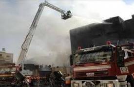 نشوب حريق في الكرادة وسط بغداد