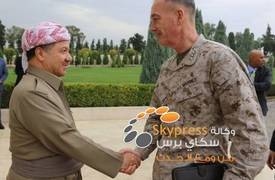 ماذا دار بين البارزاني ورئيس أركان الجيش الأمريكي بشأن عملية تحرير الموصل؟