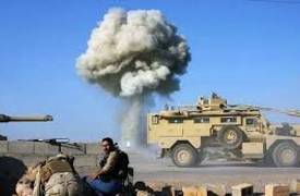 القوات الامنية  تهاجم داعش جنوبي الموصل