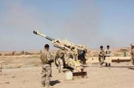 المدفعية العراقية تصيب 13 عنصراً من داعش غربي الانبار