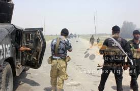 الاعلام الحربي : تدمير زورق يحمل طنين من المواد المتفجرة جنوب الموصل