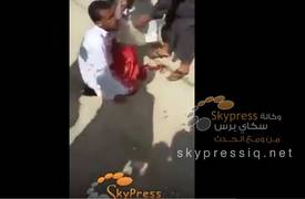 بالفيديو ... إصابة مواطن بإطلاق نار في احد المناسبات