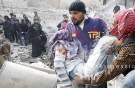 28 مدني سوري بينهم 7 اطفال ضحايا ضربة جوية امريكية