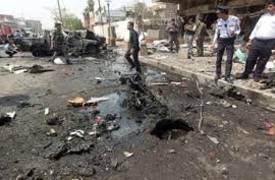 استشهاد وإصابة عشرة أشخاص بتفجير شمالي بغداد