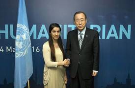 الأمم المتحدة تختار نادية مراد سفيرة للنوايا الحسنة