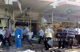 استشهاد وإصابة 13 شخصاً بتفجير شمالي بغداد