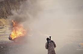 داعش يحرق مسؤول الشرقاط و16 من معاونيه بعد هروبهم الى نينوى