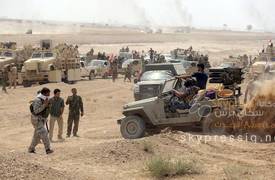 القوات الامنية تدمير عجلتين و تقتل خمسة عناصر داعش شمالي الرمادي