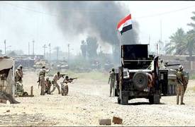 تحرير قائمقامية الحمدانية ورفع العلم العراقي فوق مبناها