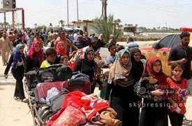 نزوح اكثر من 9 الاف شخص خلال 48 ساعة في الموصل