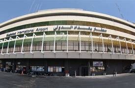 المدني: "قوات أمنية" أزالت صورا لمرشحينا في مطار بغداد الدولي!