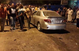 بالفيديو والصور .. اربعة شهداء و 15 مصاب بهجوم "انتحاري" في منطقة الشعلة شمال "بغداد"