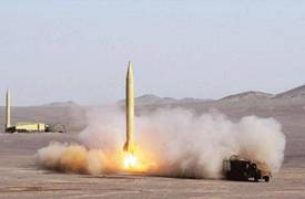 استهداف شركة ارامكو السعودية بصاروخ بدر 1