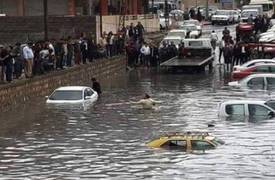 قضاء الفاو يغرق بمياه السيول والامطار امام انظار الحكومة