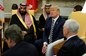 ترامب يصر على دعم السعودية في حرب اليمن ويهدد باستخدام الفيتو ضد مساعي الكونغرس لايقافه