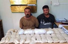 القبض على متهمين بتجارة المخدرات بين العراق والجارة.....
