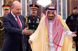 ملك السعودية يهنيء برهم صالح بذكرى يوم الجمهورية العراقية
