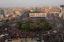 بالفيديو : المتظاهرين يردون على الجهات التي تدعي خلو ساحة التحرير من المتظاهرين