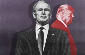 "اعتراف مريب" .. ترمب يحّمل بوش مسؤولية غزو "العراق" .. لكن لماذا الان ؟!