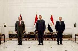 "صور "انطلاق أعمال القمة الثلاثية العراقية الأردنية المصرية في بغداد