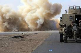 استهداف رتل دعم للتحالف الدولي جنوبي العراق