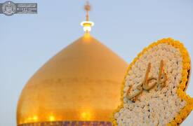 العتبة العلوية المقدسة ترفع راية أمير المؤمنين عليه السلام استعدادًا للإحتفال بعيد الغدير الأغر " صورة "