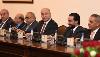 القيادات السياسية من قصر السلام تؤكد الالتزام بوثيقة الإطار الوطني لسياسة عراقية موحدة