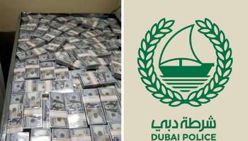 بعد تداوله على صفحات التواصل الاجتماعي.. شرطة دبي تصدر توضيحاً حول فيديو الدولارات وعائديتها