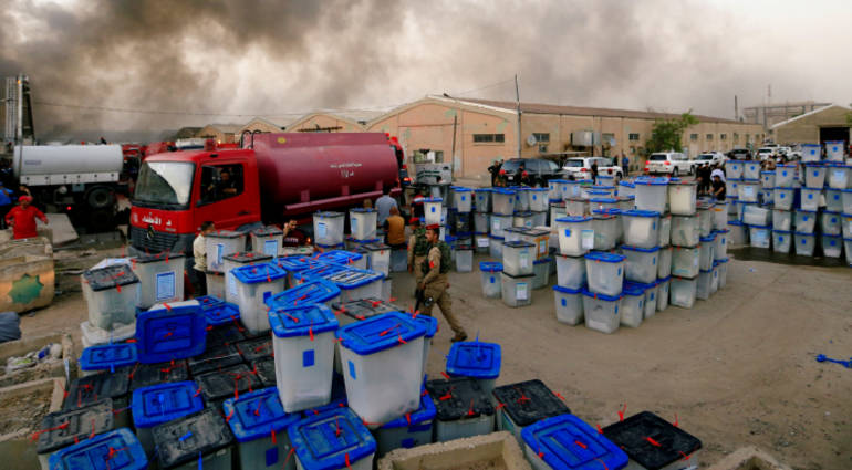 The impossibility of the manual sorting process after the fire incident The impossibility of the manual sorting process after the fire incident