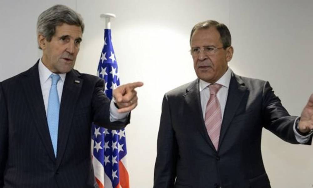 كيري ولافروف يبحثان الأزمة السورية قبيل قمة الرئيسين الأمريكي والروسي