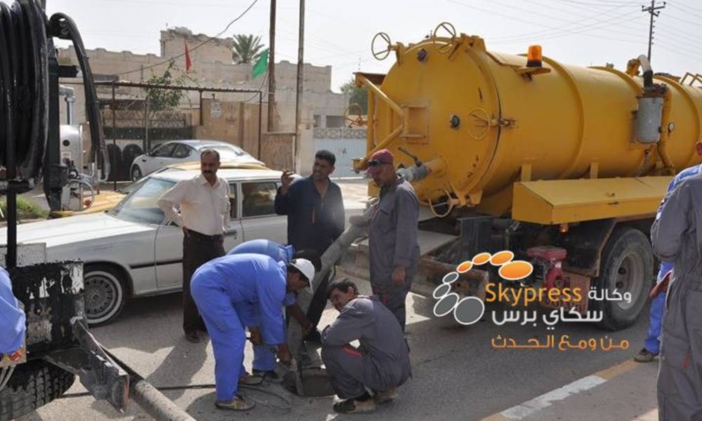 المدائن تعلن عن صيانة وادامة شبكات المجاري استعدادا لموسم الشتاء المقبل