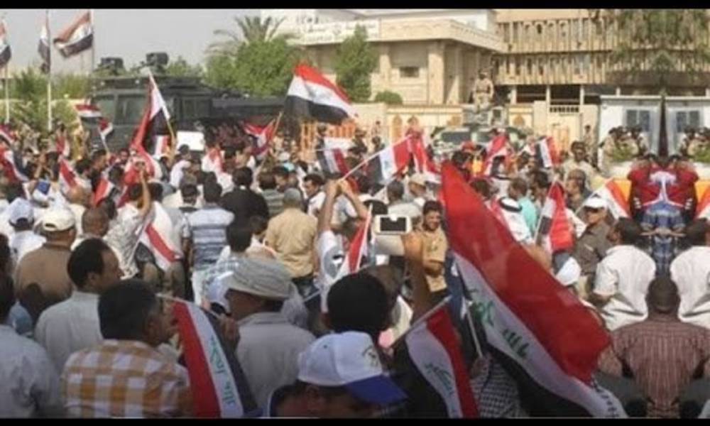 المالكي يشرح ما حصل للمتظاهرين عند بوابة المنطقة الخضراء