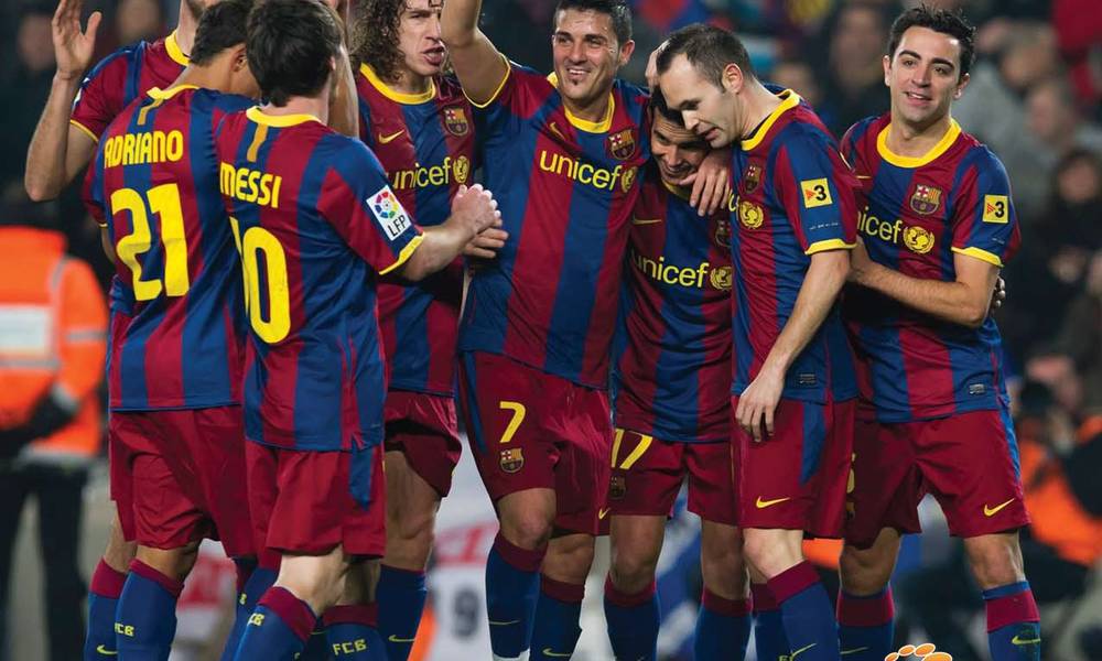 برشلونة يختم 2015 برقم قياسي ويتصدر الليغا