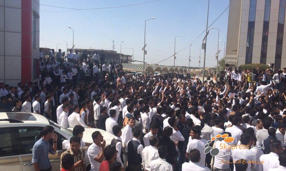 شاهد بالفيديو... كيف طرد طلاب جامعة المثنى الشهرستاني؟!