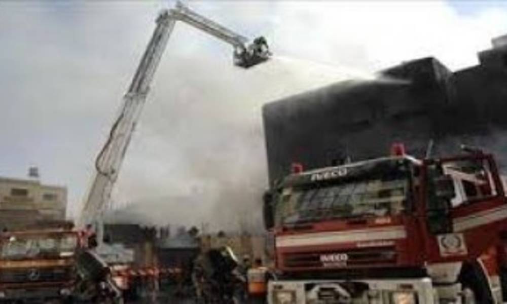 نشوب حريق في الكرادة وسط بغداد