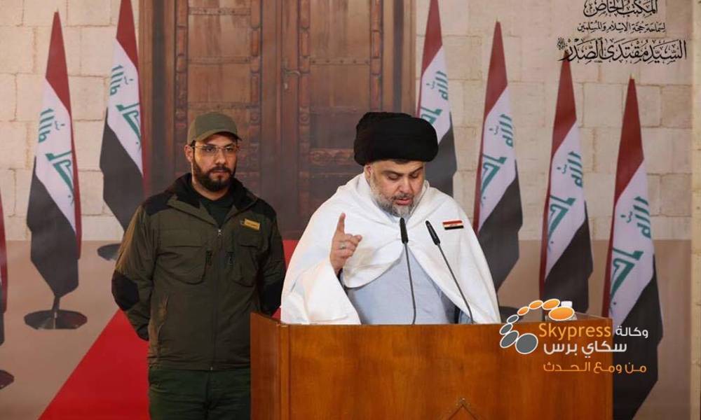 العيساوي يطلق على الصدر لقب "القائد العام للقوات المسلحة المهدوية"